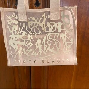 Fenty Beauty by Rihanna "Coco Nude" Mesh Tote Bag